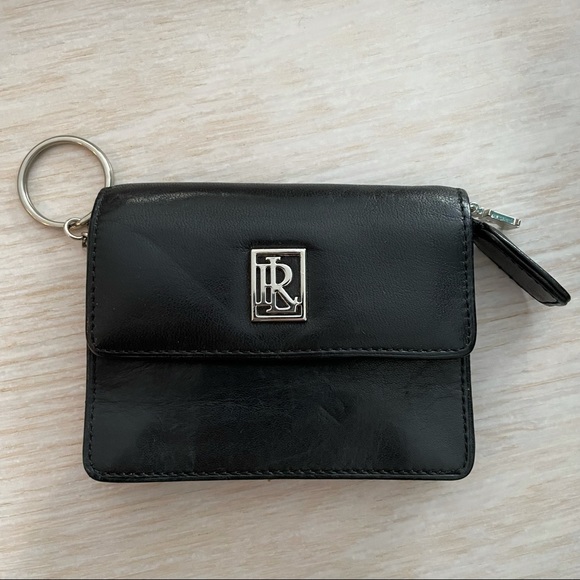 Ralph Lauren Handbags - Black Ralph Lauren leather coin purse key ring